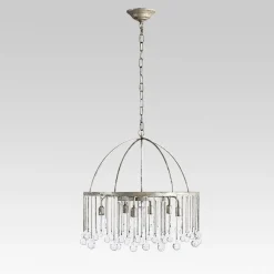 Shabby Chic Crystal Raindrop Chandelier