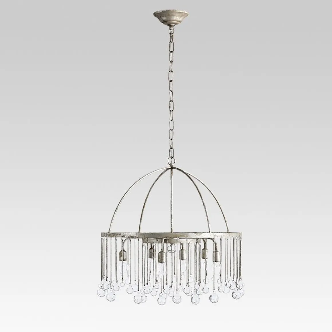 Shabby Chic Crystal Raindrop Chandelier