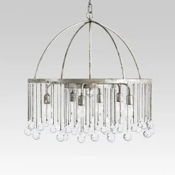 Shabby Chic Crystal Raindrop Chandelier