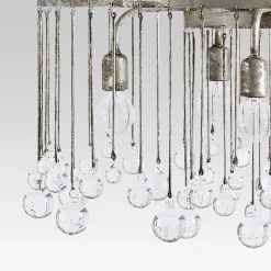 Shabby Chic Crystal Raindrop Chandelier