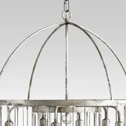 Shabby Chic Crystal Raindrop Chandelier
