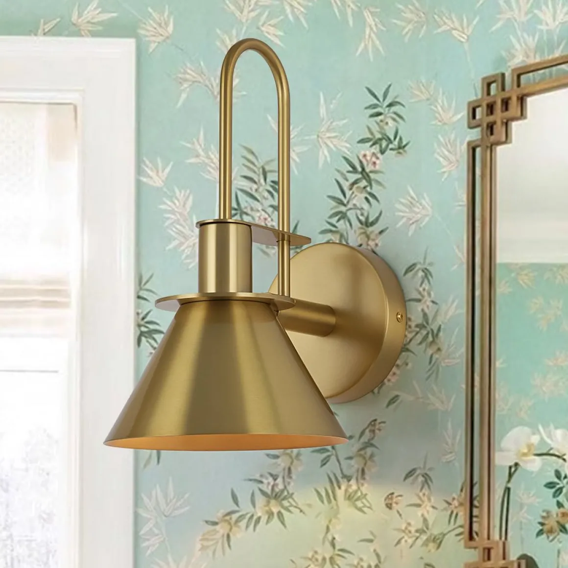 Single Cone Mid-century Wall Light Wall Sconce