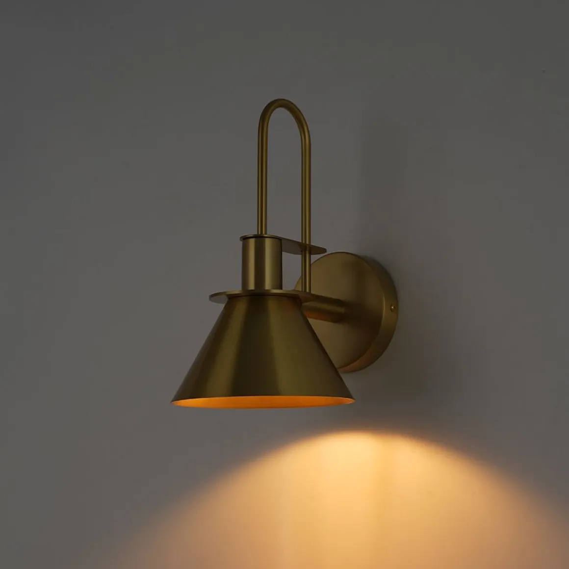 Single Cone Mid-century Wall Light Wall Sconce
