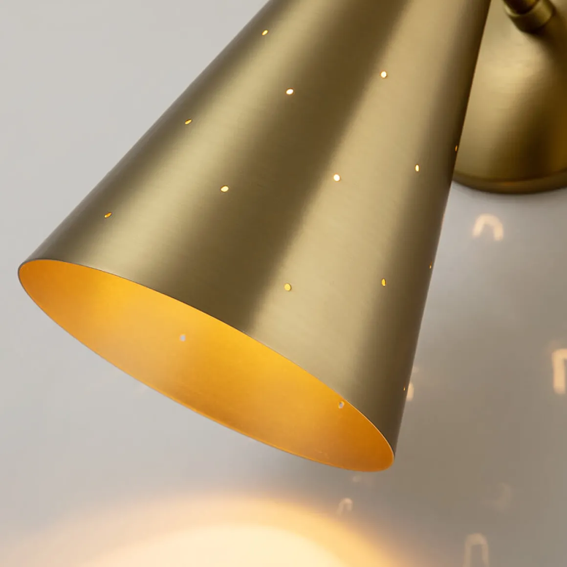 Starry 2-Light Hourglass Wall Sconce