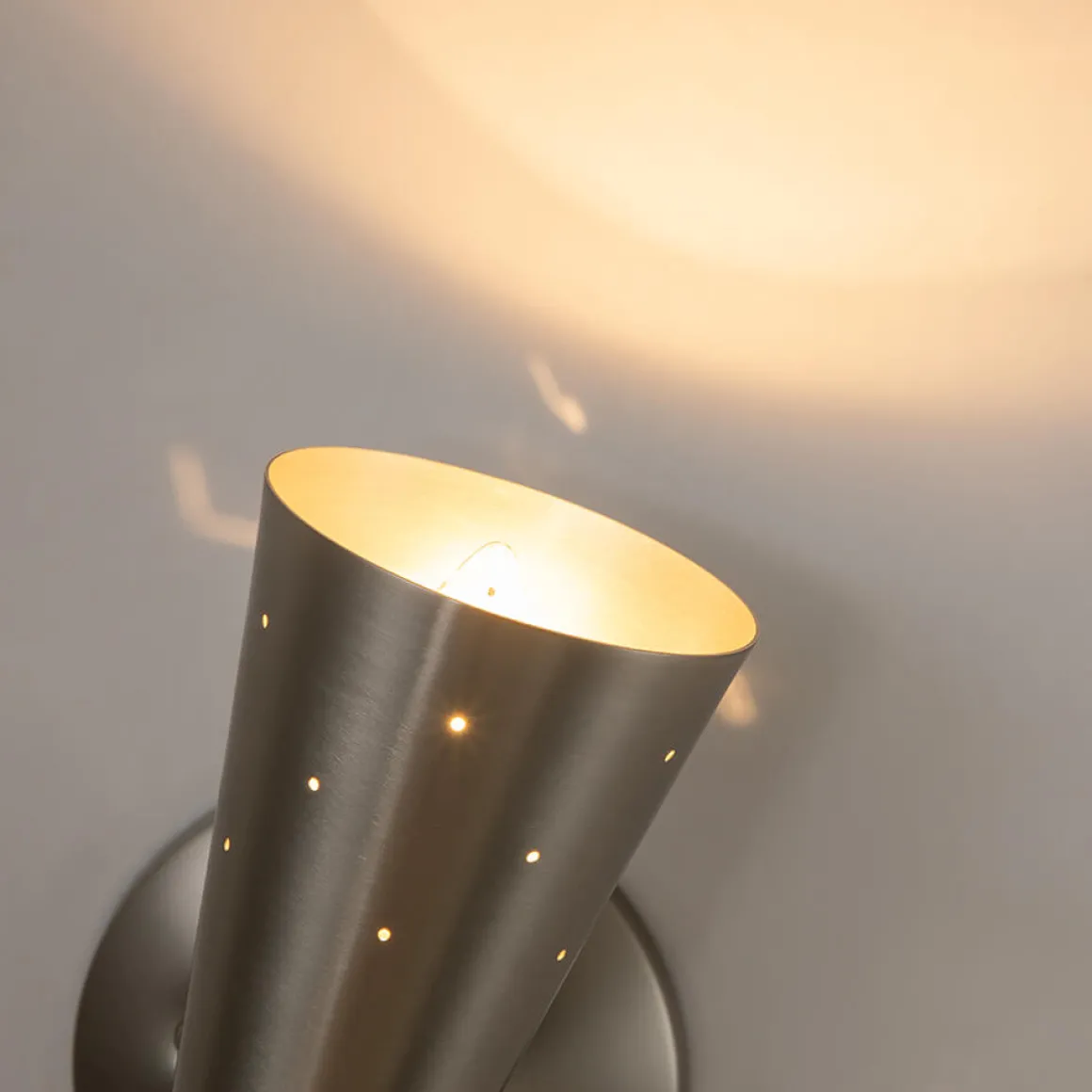 Starry 2-Light Hourglass Wall Sconce