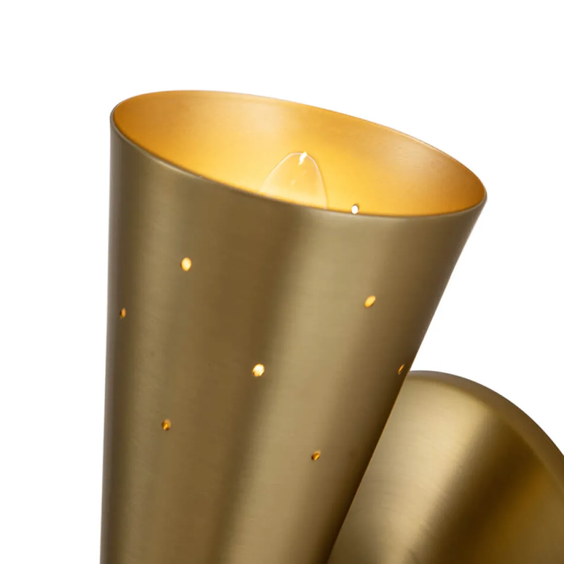 Starry 2-Light Hourglass Wall Sconce