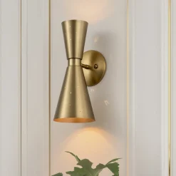 Starry 2-Light Hourglass Wall Sconce