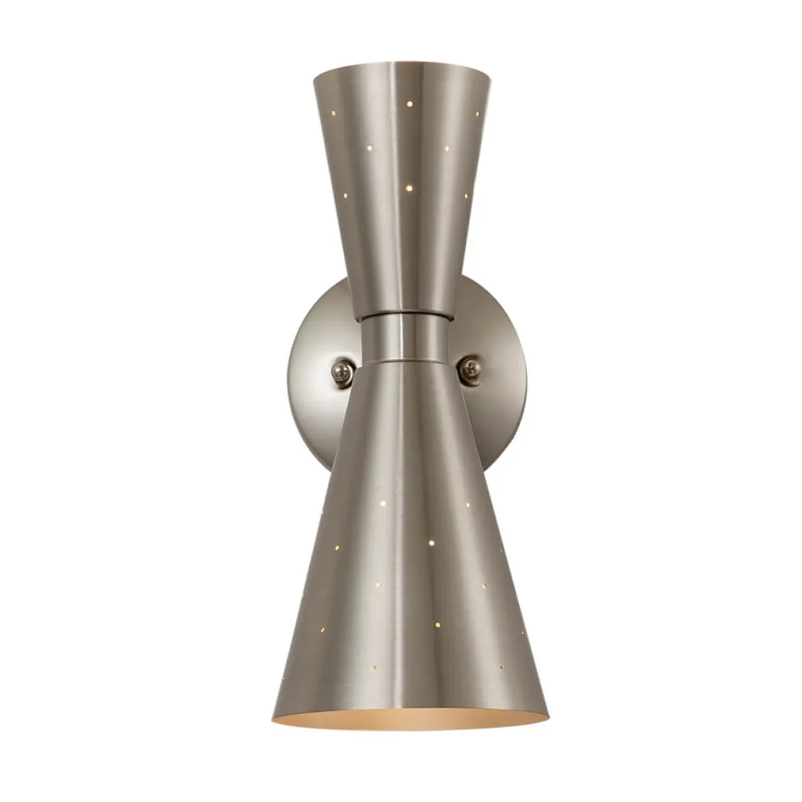 Starry 2-Light Hourglass Wall Sconce