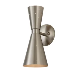 Starry 2-Light Hourglass Wall Sconce