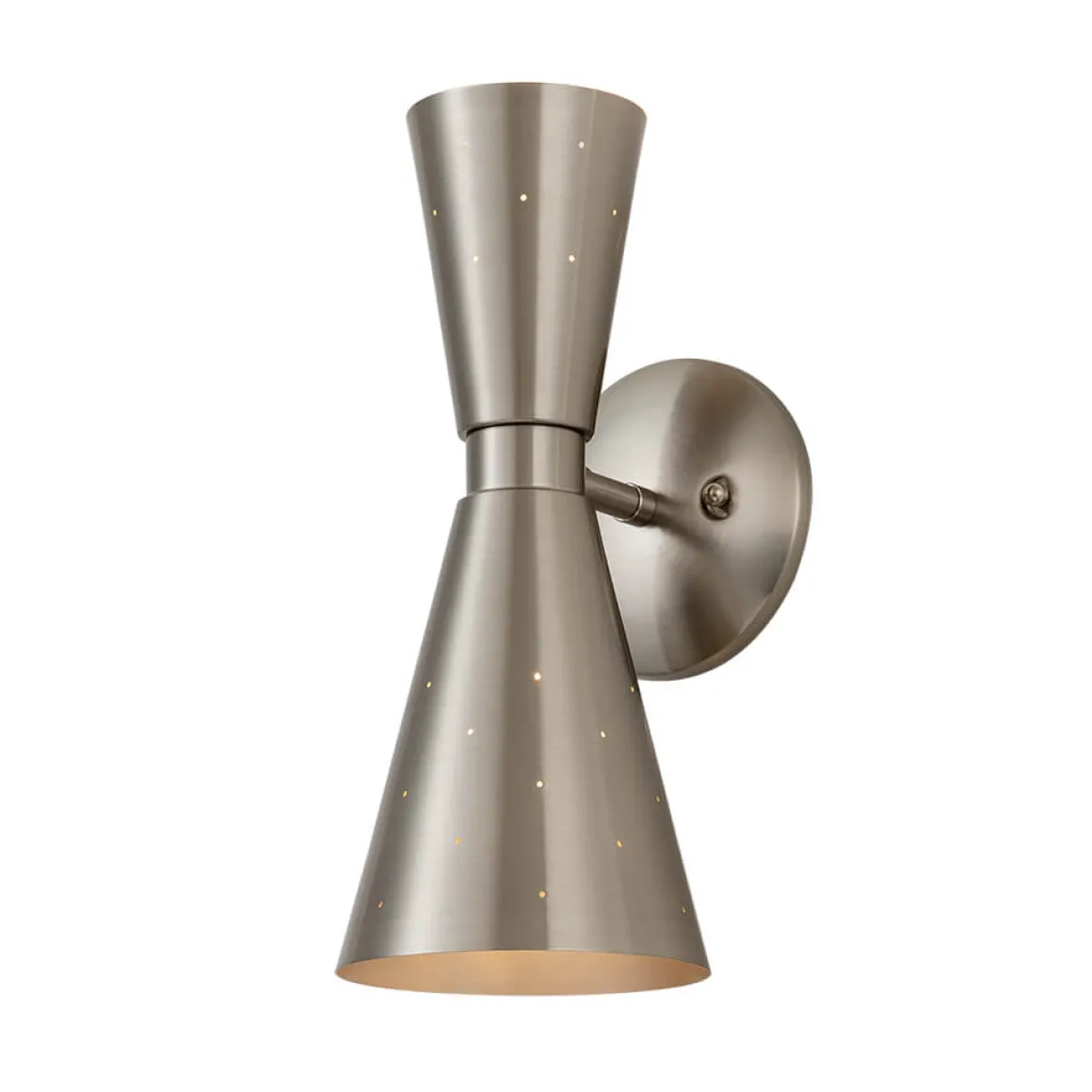 Starry 2-Light Hourglass Wall Sconce