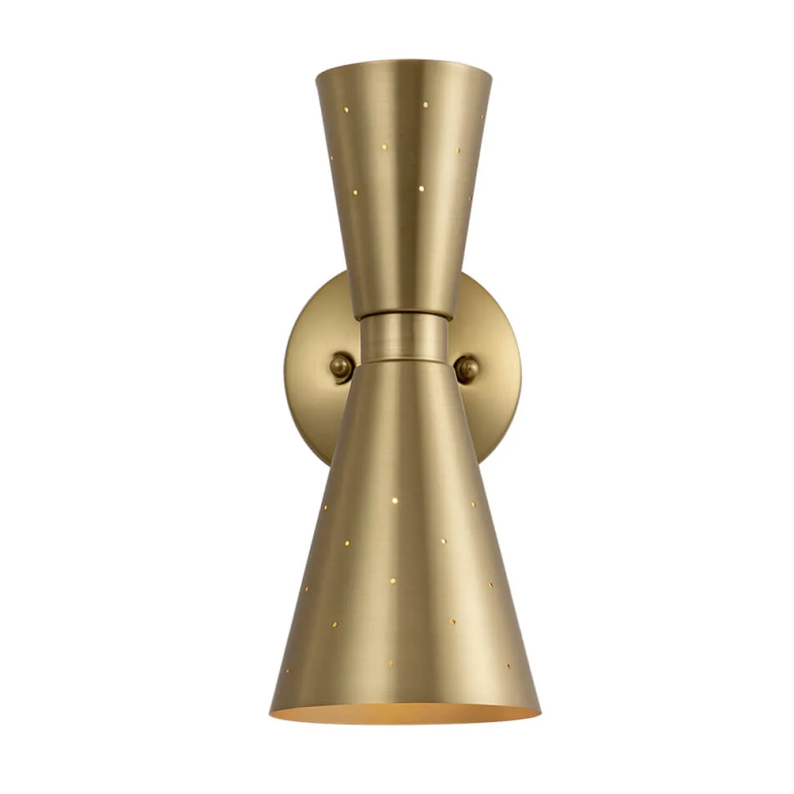 Starry 2-Light Hourglass Wall Sconce