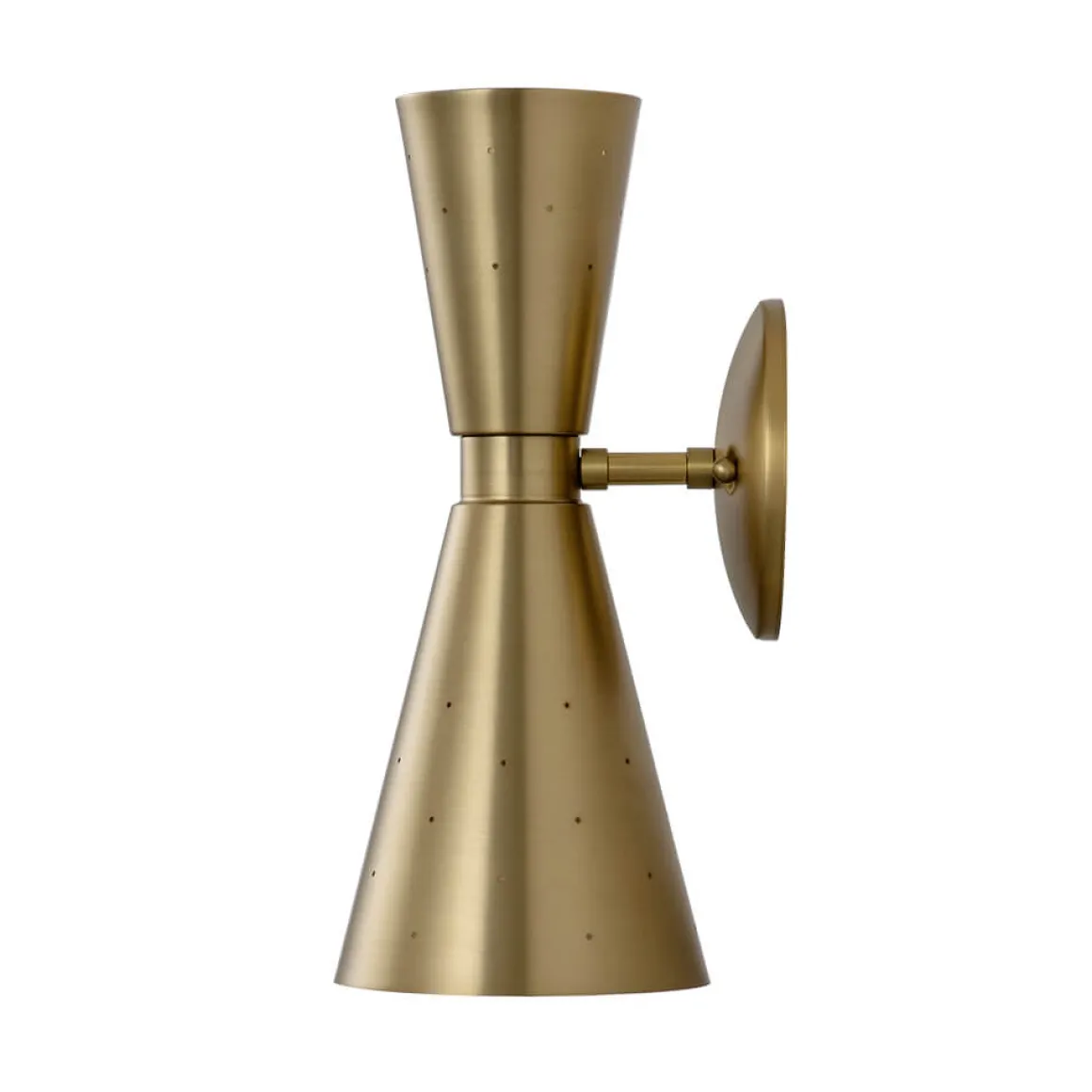 Starry 2-Light Hourglass Wall Sconce