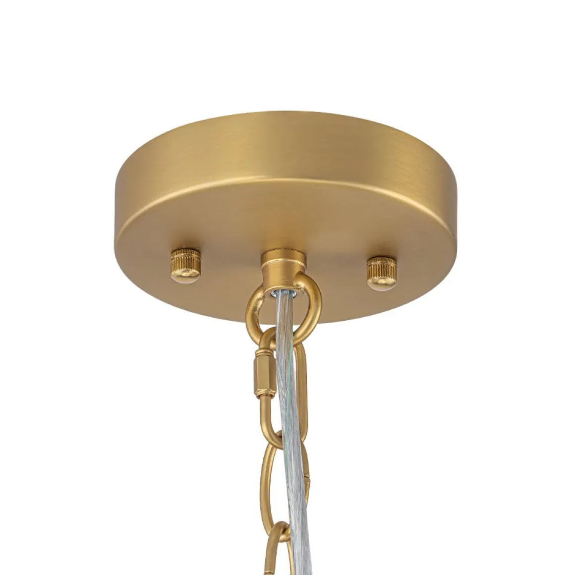 Tiered Opal Swirl Glass Round Semi Flush Mount Chandelier