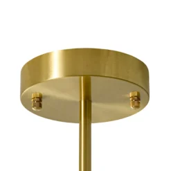Tiered Ribbed Glass Globe Round Sputnik Chandelier