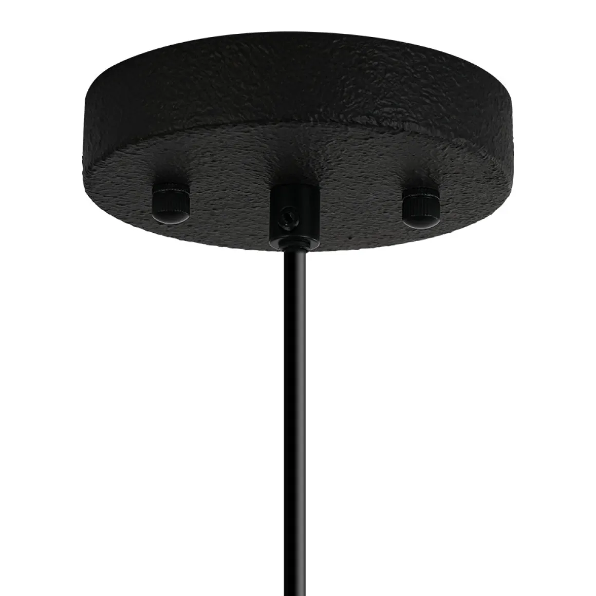 Vintage Luxe Black Gold Hammered Dome Pendant Light