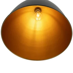 Vintage Luxe Farmhouse Large Iron Bell Pendant Light