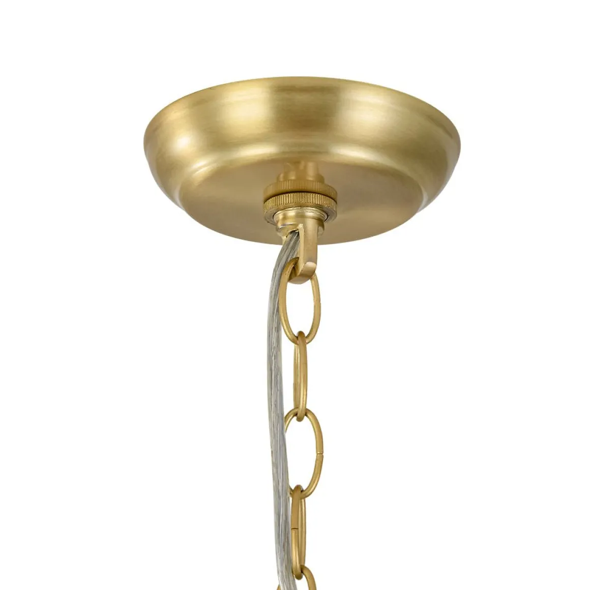 Vintage Luxe Farmhouse Large Iron Bell Pendant Light