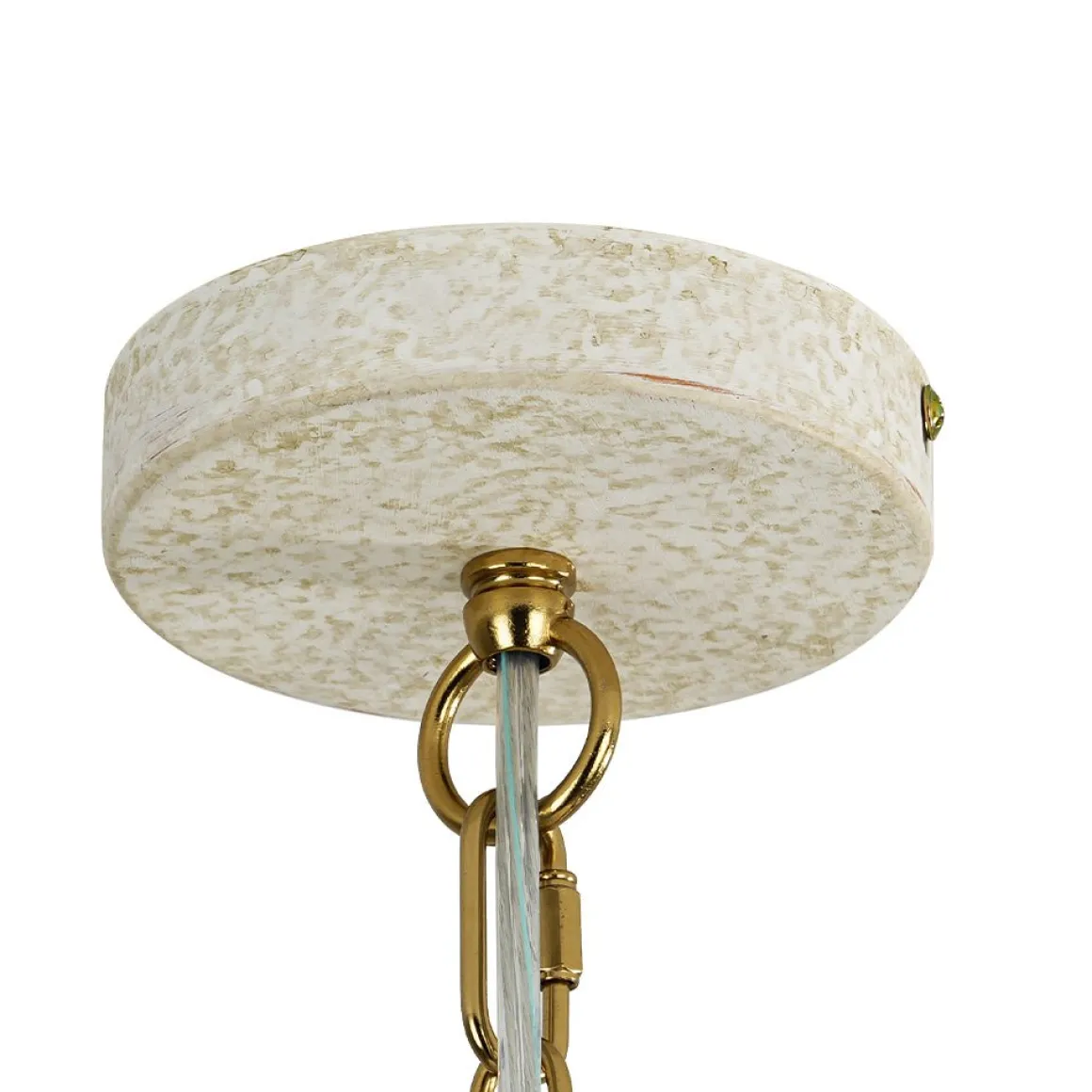 Vintage Oversized Flat Dome Metal Pendant Light