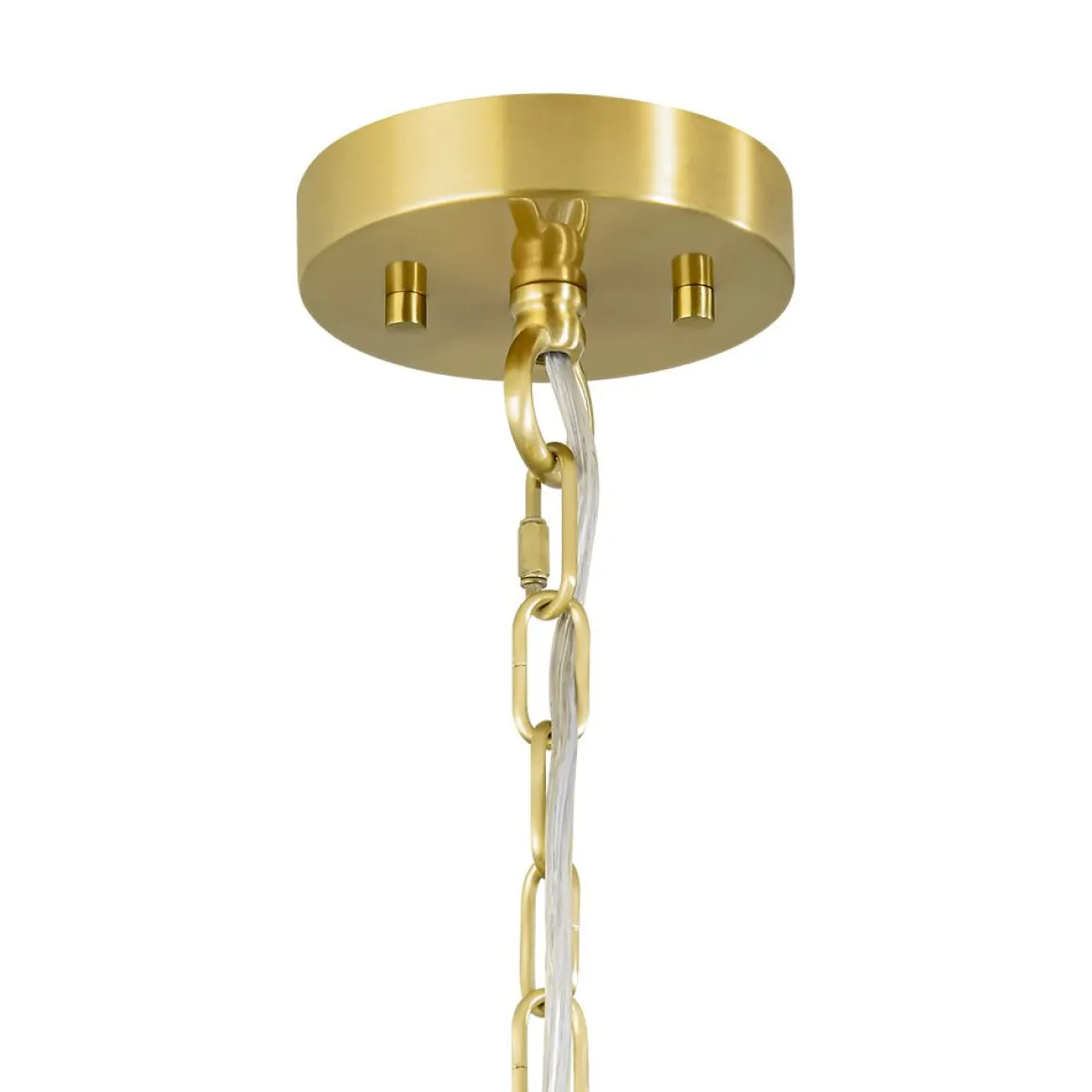 Vintage Oversized Flat Dome Metal Pendant Light