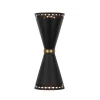 Vintage Up Down Hourglass Flush Mount Wall Light