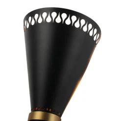 Vintage Up Down Hourglass Flush Mount Wall Light