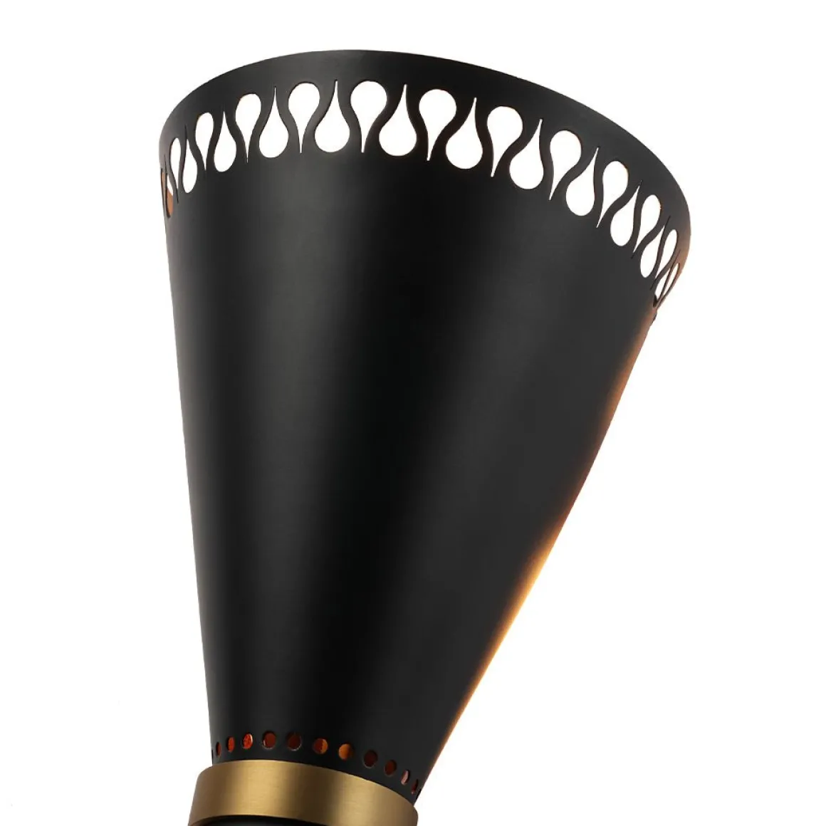 Vintage Up Down Hourglass Flush Mount Wall Light