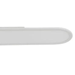 White Long Oval Warm Dimmable LED Semi Flush Mount