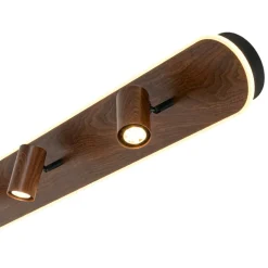 Wood Oval LED Adjustable Spotlight Ceiling Track Light