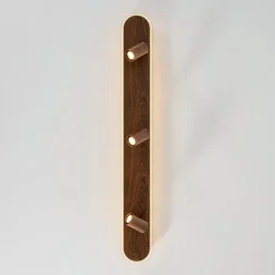 Wood Oval LED Adjustable Spotlight Ceiling Track Light