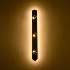 Wood Oval LED Adjustable Spotlight Ceiling Track Light