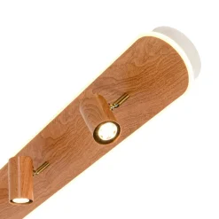 Wood Oval LED Adjustable Spotlight Ceiling Track Light