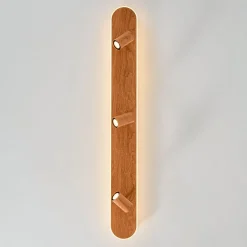 Wood Oval LED Adjustable Spotlight Ceiling Track Light