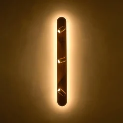 Wood Oval LED Adjustable Spotlight Ceiling Track Light
